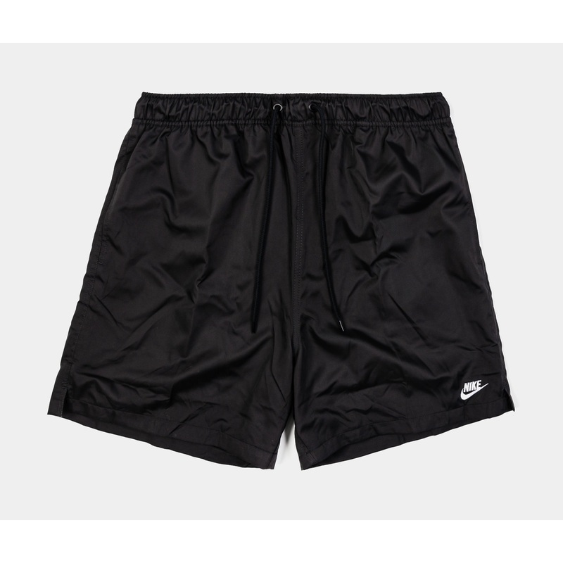 Club Flow Woven Mens Shorts (Black/White)