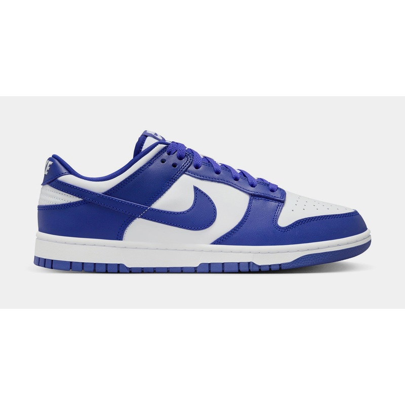 Dunk Low Retro Mens Lifestyle Shoes (White/Concord/University Red)