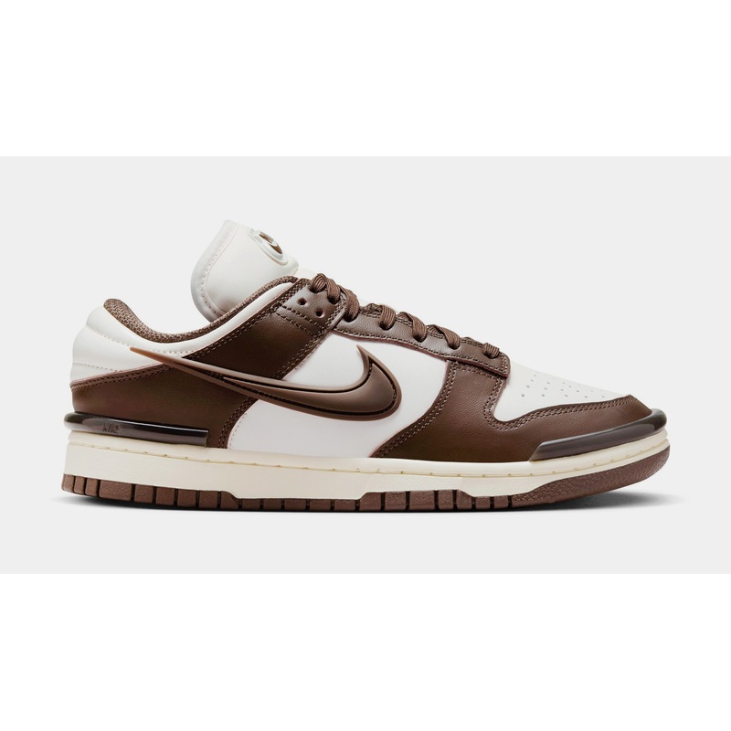 Dunk Low Twist Womens Lifestyle Shoes (Phantom/Baroque Brown/Coconut Milk)