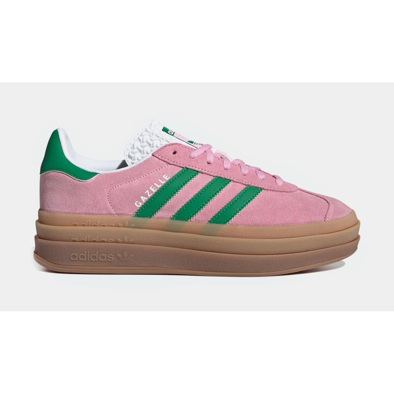 Gazelle Bold Womens Lifestyle Shoes (True Pink/Green/White)