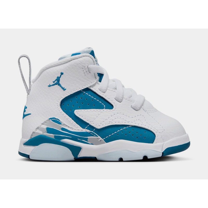 Jumpman MVP Infant Toddler Basketball Shoes (White/Industrial Blue/Wolf Grey)