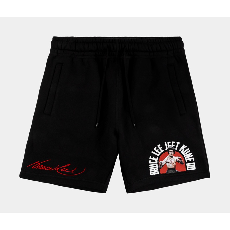 SP x Bruce Lee Jeet Kune Do Fleece Mens Shorts (Black)