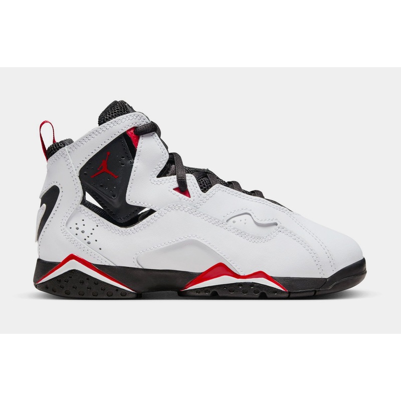 True Flight Preschool Basketball Shoes (White/Black)