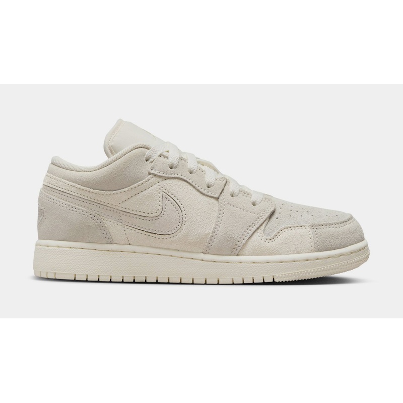 Air Jordan 1 Low SE Craft Grade School Lifestyle Shoes (Pale Ivory/Legend Light Brown/Sail)