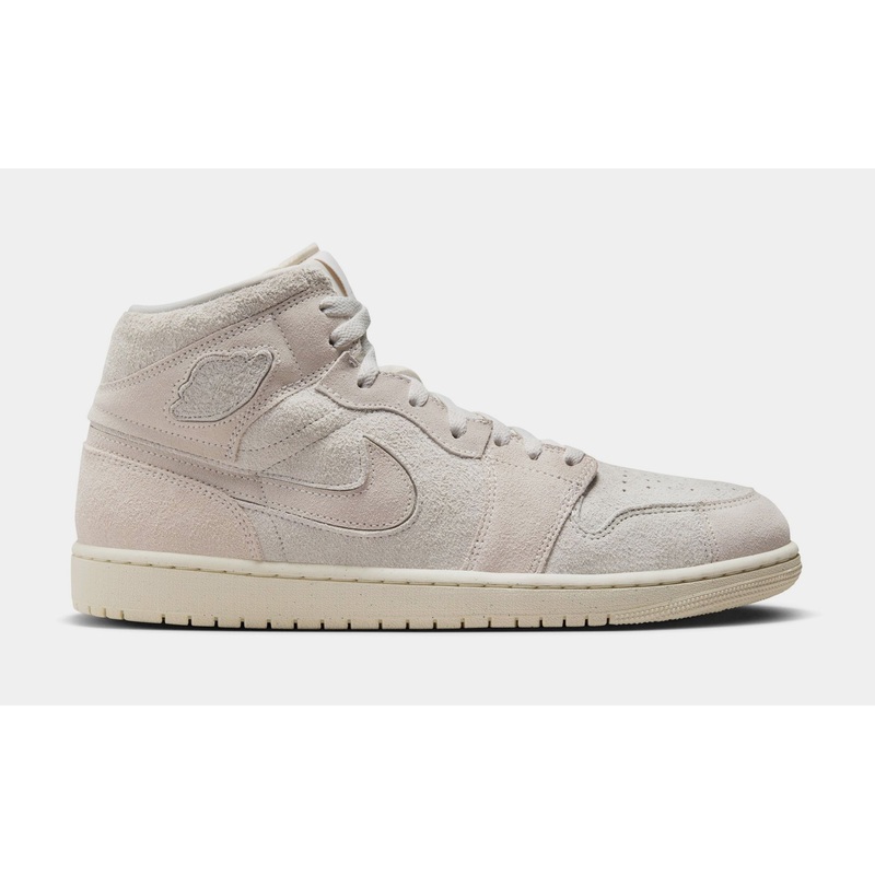 Air Jordan 1 Retro Mid SE Craft Mens Lifestyle Shoes (Pale Ivory/Sail/Legend Brown)