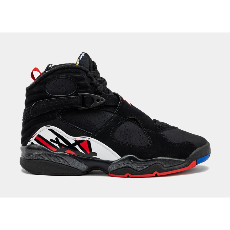 Air Jordan 8 Retro Playoffs Mens Lifestyle Shoes (Black)