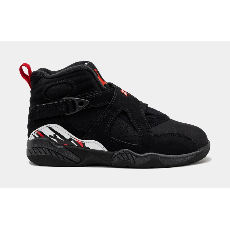 Air Jordan 8 Retro Playoffs Preschool Lifestyle Shoes (Black)