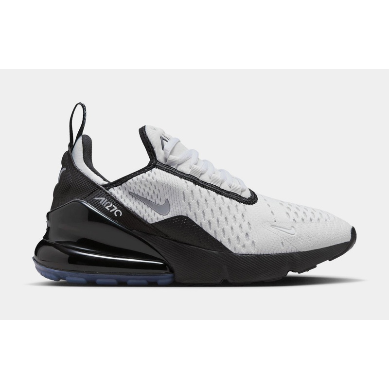 Air Max 270 SE Grade School Running Shoes (Photon Dust/Cool Grey/Black)