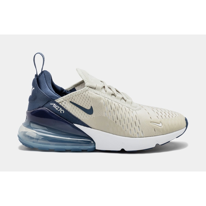 Air Max 270 Womens Running Shoes (Beige/Blue)