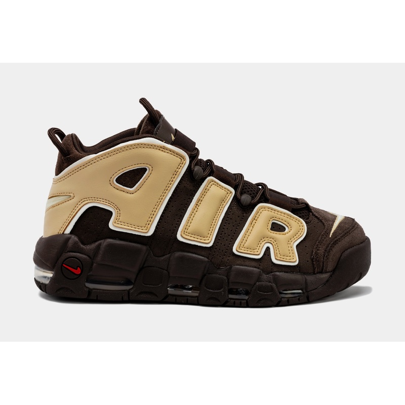 Air More Uptempo Baroque Brown Mens Lifestyle Shoes ( Baroque Brown/Sesame/Pale Ivory)