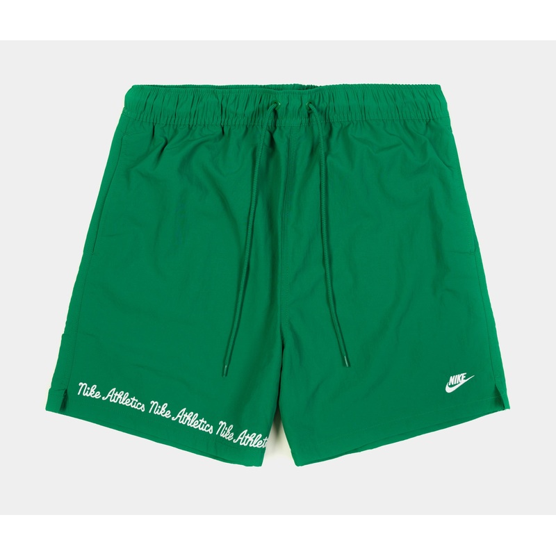 Club Flow Varsity Mens Shorts (Malachite/White)