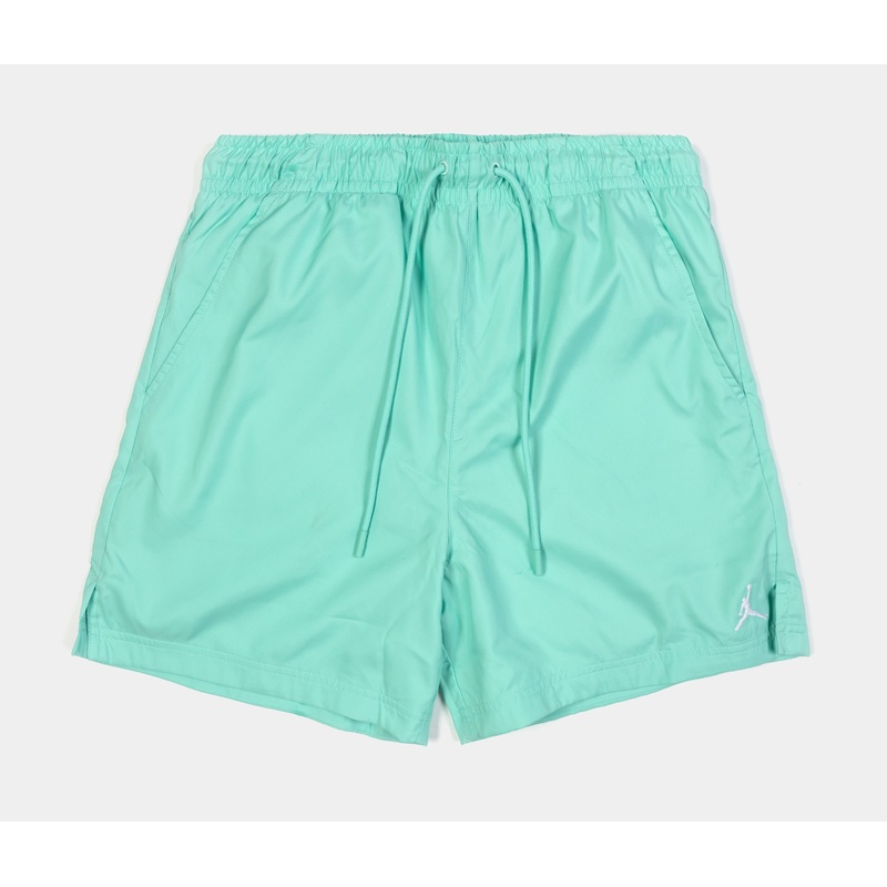 Essentials Poolside 5″ Mens Shorts (Emerald Rise/White)