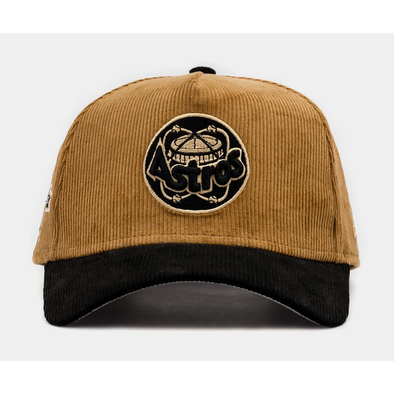 Exclusive Houston Astros Corduroy 9Forty Snapback Mens Hat (Brown/Black)