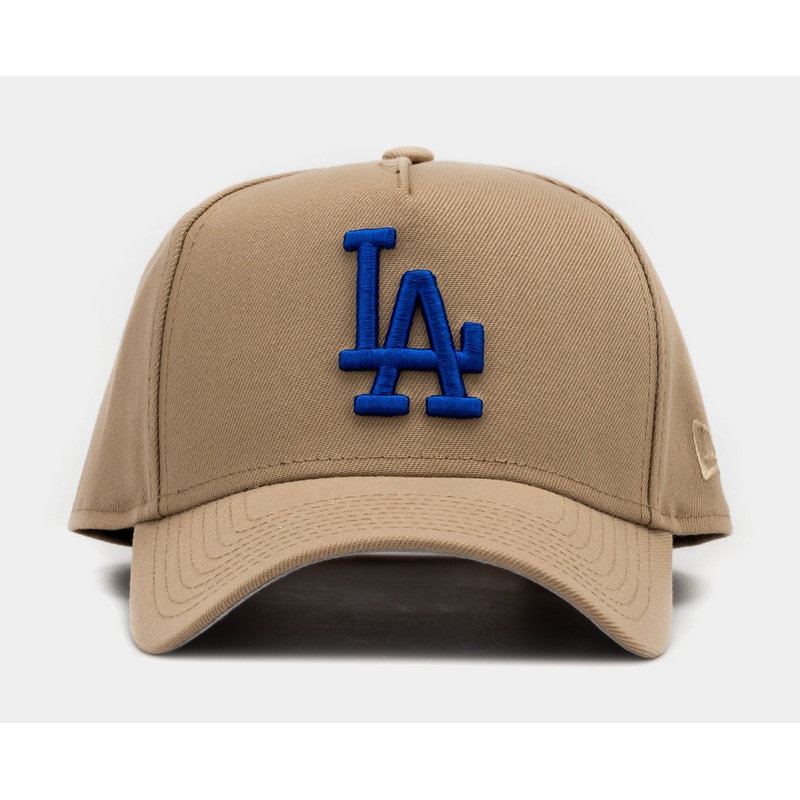 Exclusive Los Angeles Dodgers 9Forty Snapback Mens Hat (Beige/Blue)
