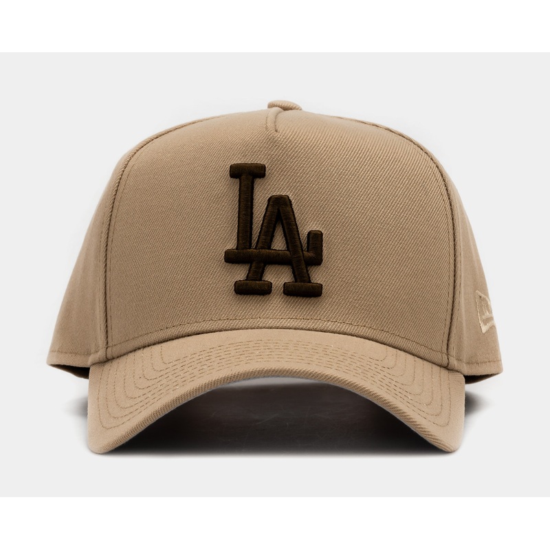 Exclusive Los Angeles Dodgers 9Forty Snapback Mens Hat (Beige/Brown)