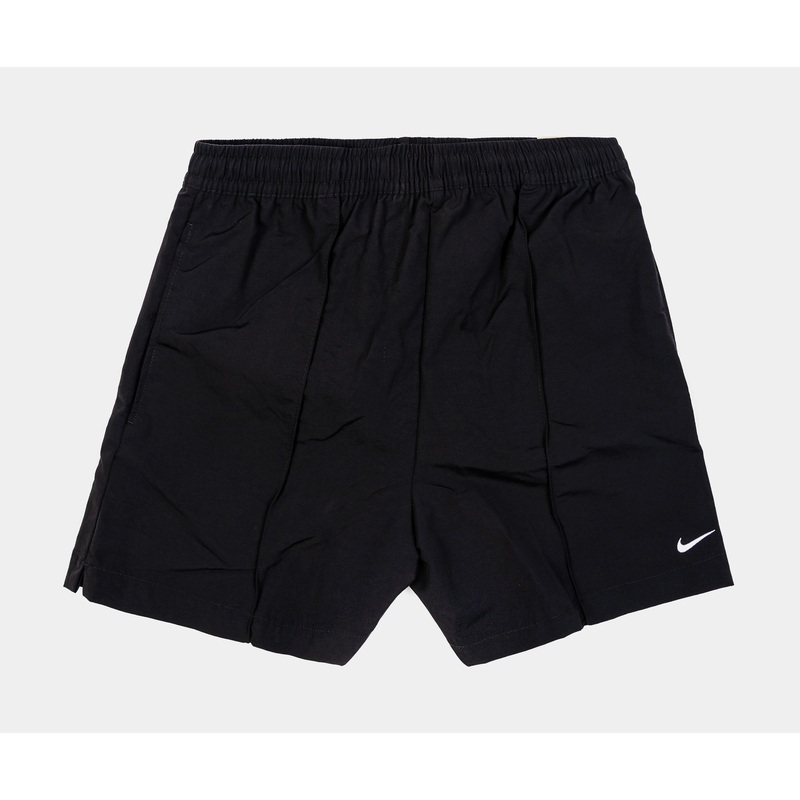 NSW Woven Mid Rise Womens Shorts (Black/White)