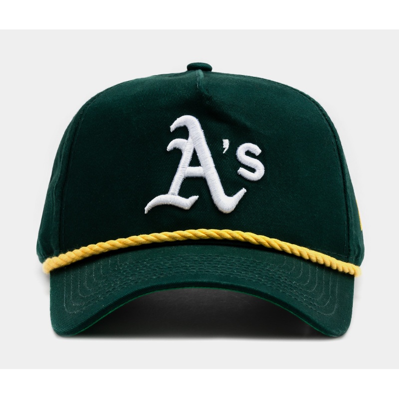 Oakland A’s Twisted 9Forty Snapback Mens Hat (Green/Gold)