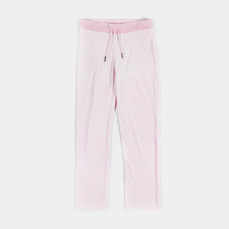 Og Big Bling Velour Womens Track Pants (Light Pink)