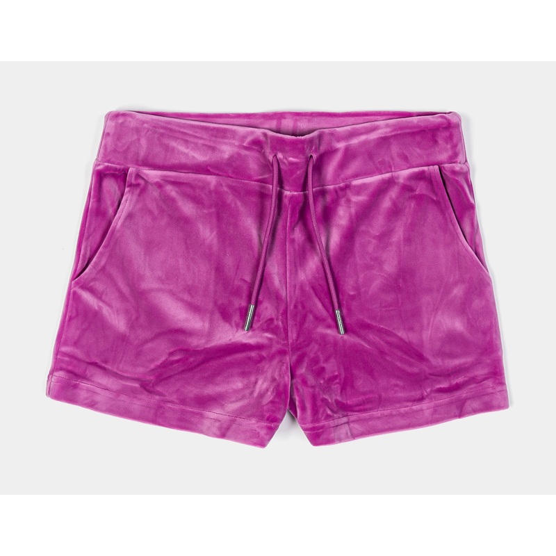 OG Bling Velour Womens Shorts (Purple)