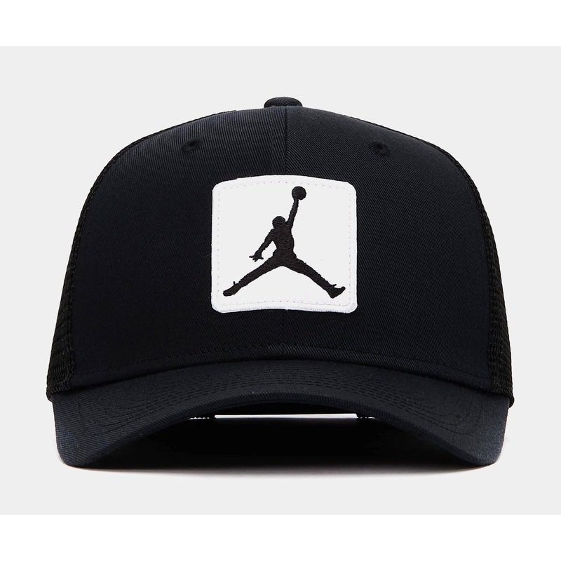Rise Structured Trucker Mens Hat (Black/White)