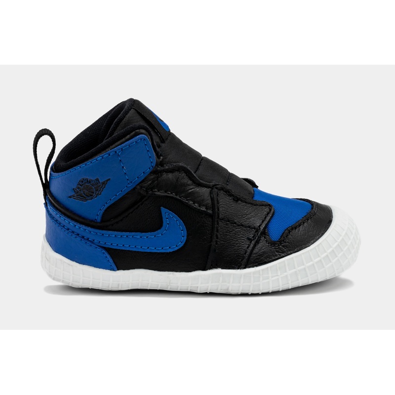 Air Jordan 1 Bootie Royal Reimagined Infant Crib Lifestyle Shoes (Black/Blue) Free Shipping