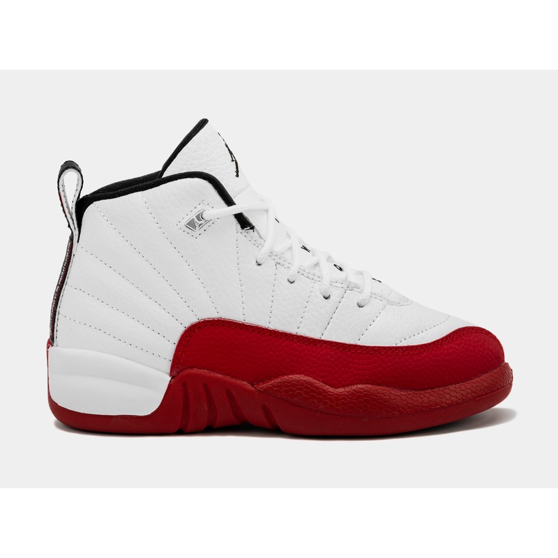 Air Jordan 12 Retro Cherry Preschool Lifestyle Shoes (Cherry/White)
