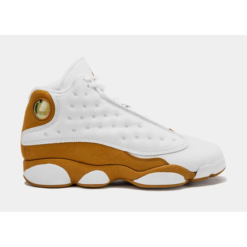Air Jordan 13 Retro Wheat Grade School Lifestyle Shoes (White/Wheat)