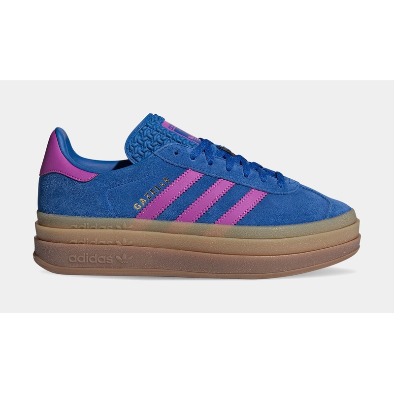Gazelle Bold Womens Lifestyle Shoes (Bold Blue/Lucid Pink)