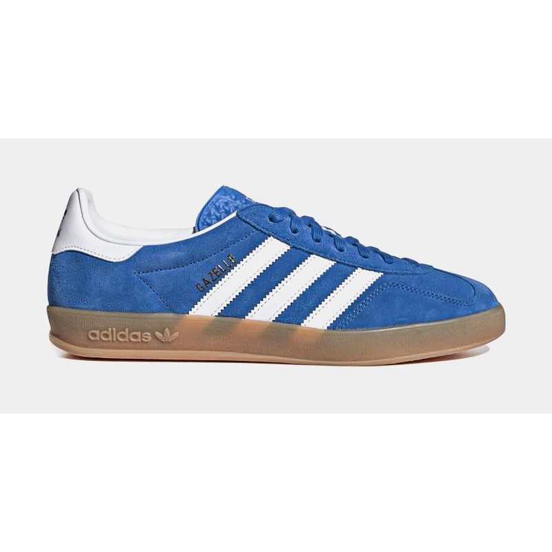 Gazelle Indoor Mens Lifestyle Shoes (Blue/White/Gum)
