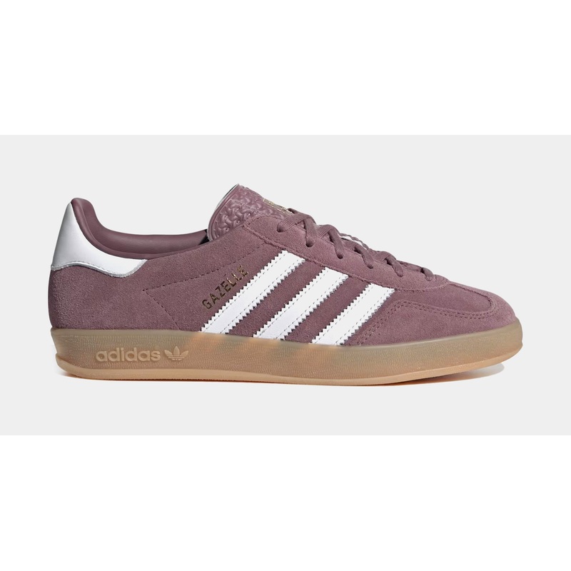 Gazelle Indoor Womens Lifestyle Shoes (Shadow Fig/White/Gum)