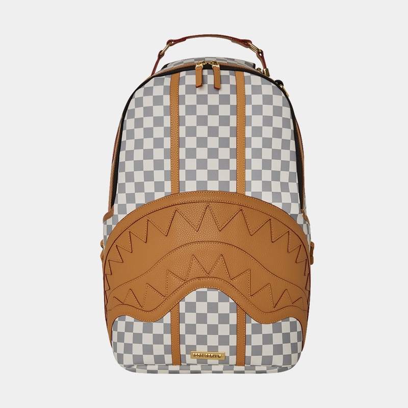 Henny Raceway Mens Backpack (White/Beige)