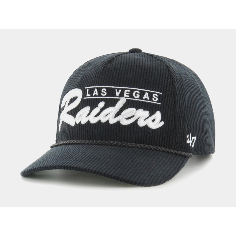 Las Vegas Raiders Gridiron ’47 Hitch Relaxed Fit Mens Hat (Black/White)