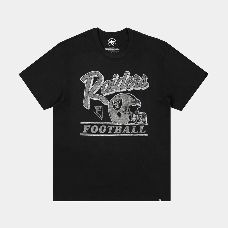 Las Vegas Raiders Mens Short Sleeve Shirt (Black/Grey)
