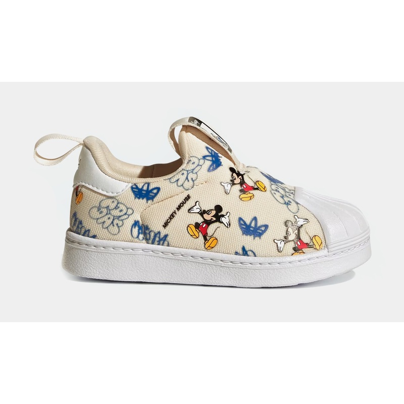 Superstar 360 x Disney Mickey Infant Toddler Lifestyle Shoes (Wonder White/Blue)