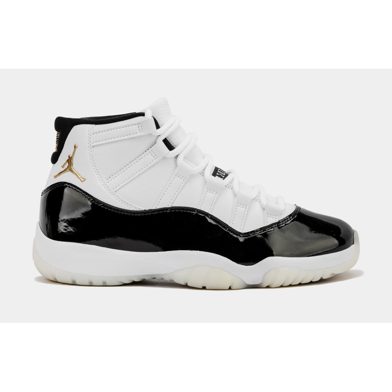 Air Jordan 11 Retro Gratitude Mens Lifestyle Shoes (White/Metallic Gold/Black)