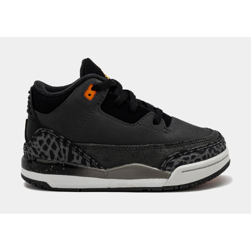 Air Jordan 3 Retro Fear Pack Infant Toddler Shoes (Night Stadium/Total Orange)