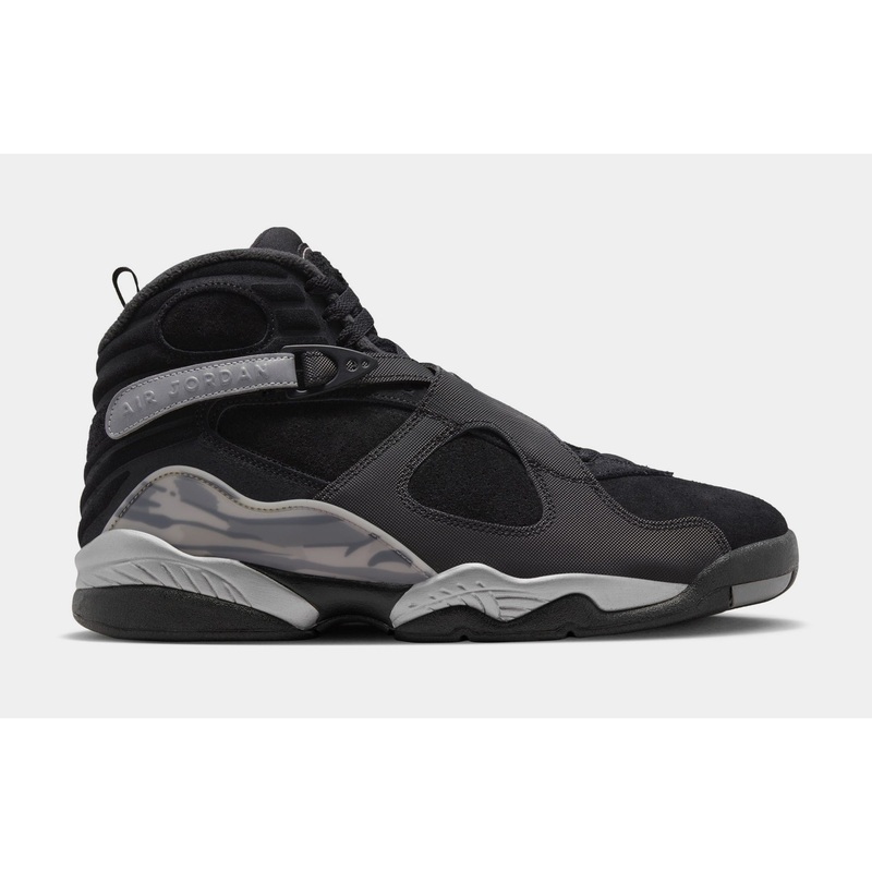 Air Jordan 8 Retro Winterized Gunsmoke Mens Lifestyle Shoes (Black/Grey) Free Shipping