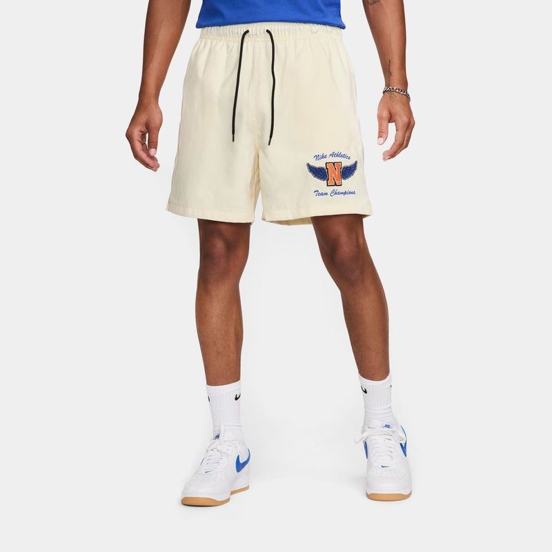 Club Flow Team Champions Mens Shorts (Natural/Orange)