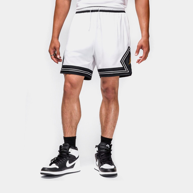 Diamond 84 Olympic Woven Mens Shorts (White/Black)