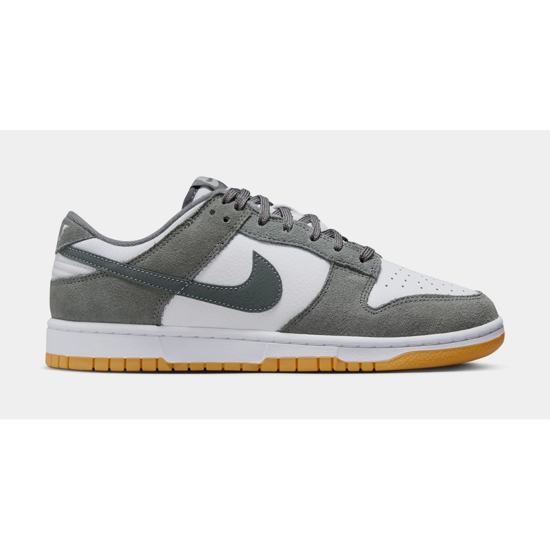 Dunk Low Smoke Grey Gum Mens Lifestyle Shoes (White/Light Iron Ore/Gum Light Brown)