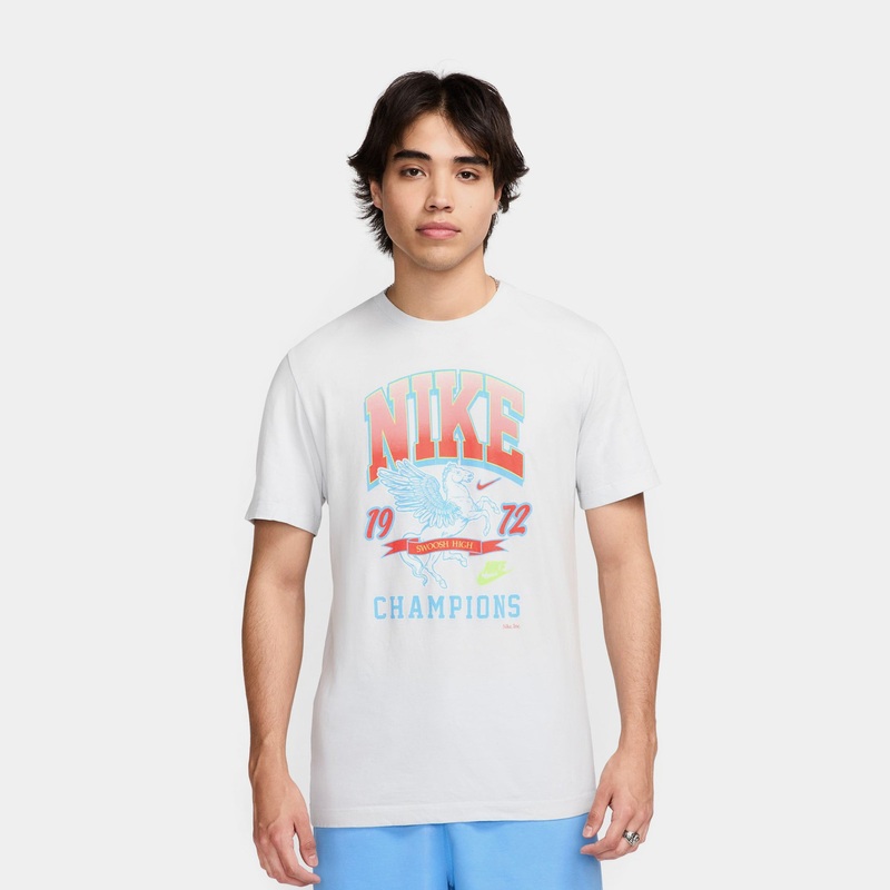 NSW 1972 Champions Mens Short Sleeve Shirt (Blue/Pink)