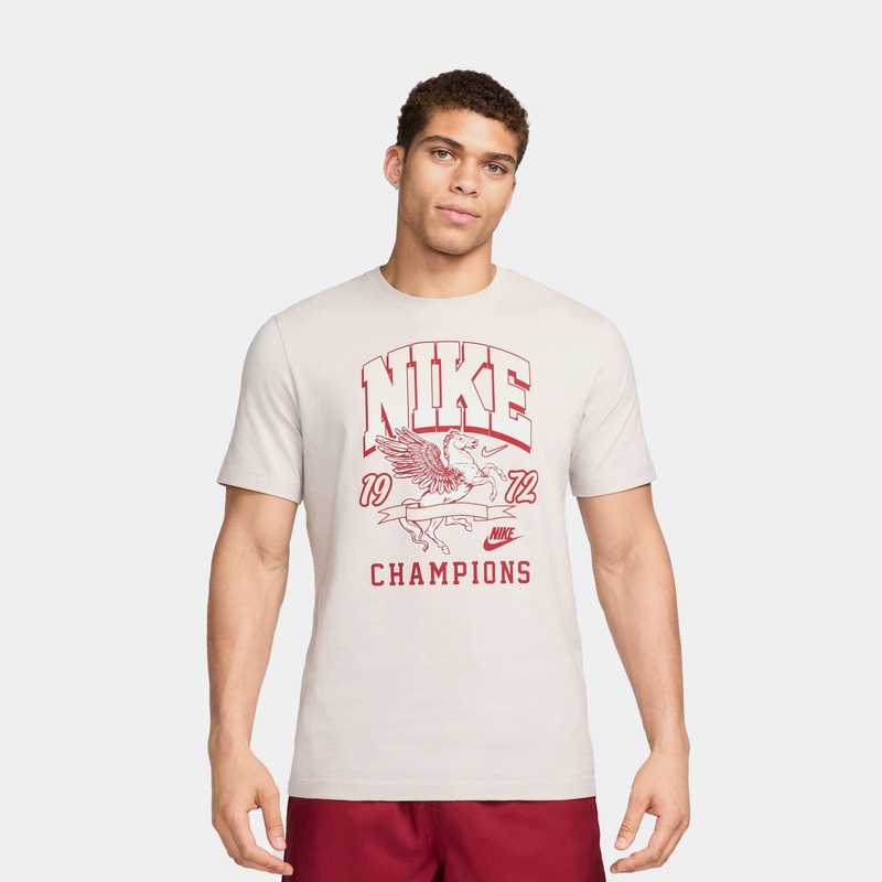 NSW 1972 Champions Mens Short Sleeve Shirt (Grey/Red)