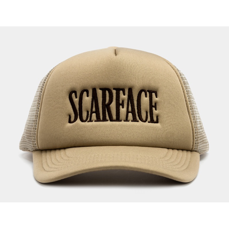 SP x Scarface Logo Trucker Mens Hat (Brown)
