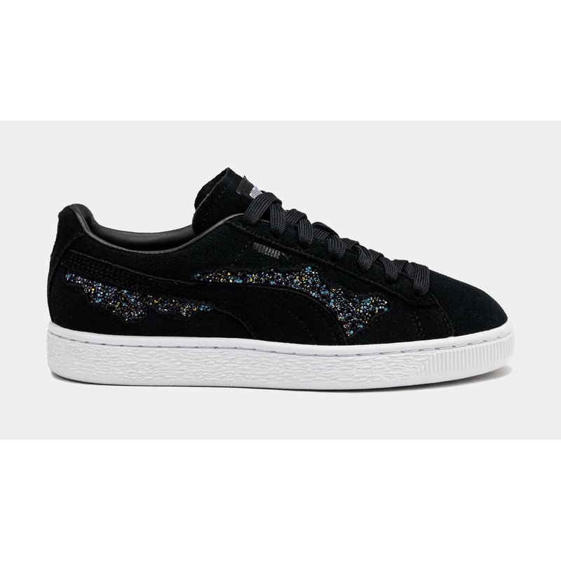 Swarovski Suede Classic Womens Lifestyle Shoes (Black)