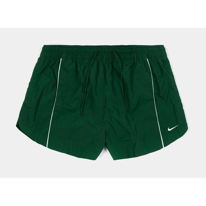 Windrunner Mid-Rise 2″ Woven Womens Shorts (Green/White)