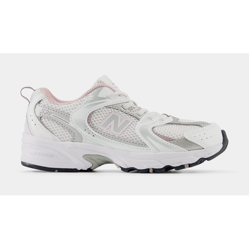 530 Preschool Running Shoes (White/Century Pink)