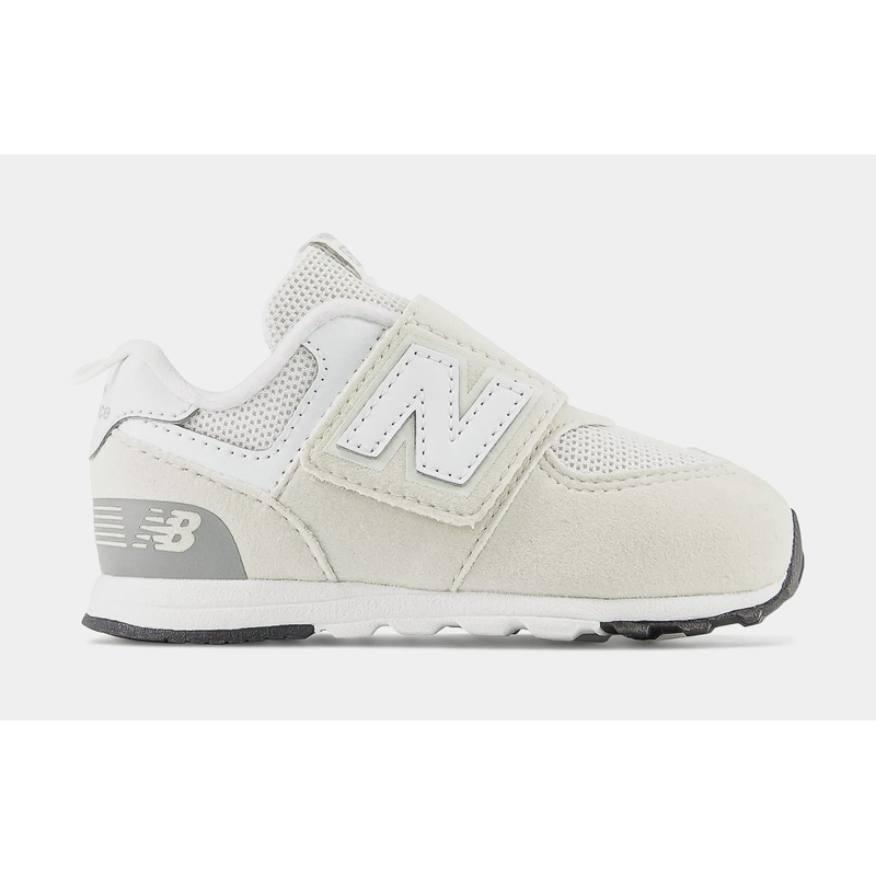 574 B Hook & Loop Infant Toddler Lifestyle Shoes (Nimbus Cloud/White)
