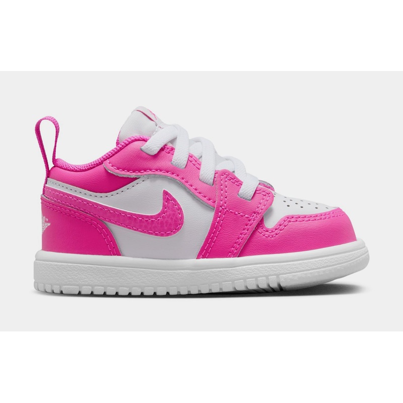Air Jordan 1 Low ALT Infant Toddler Lifestyle Shoes (Fire Pink/White/Iris Whisper)