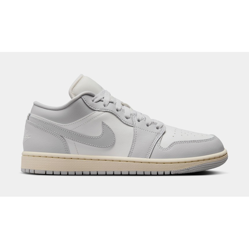 Air Jordan 1 Low Womens Lifestyle Shoes (Sail/Coconut Milk/Neutral Grey)