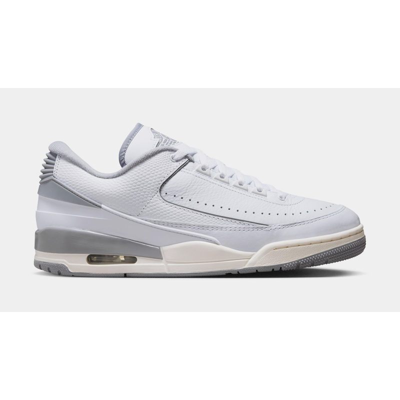 Air Jordan 2/3 Mens Lifestyle Shoes (White/Sail/Cement Grey)